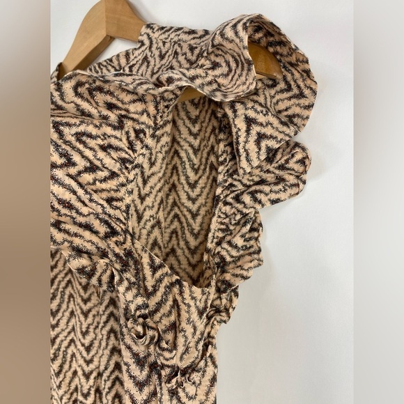 Joie Krystina Silk Blend Mini Dress Melon  Size Large‎ - Picture 6 of 12